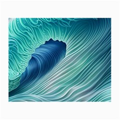 Summer Ocean Waves Small Glasses Cloth (2 Sides) by GardenOfOphir