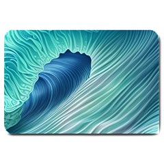 Summer Ocean Waves Large Doormat by GardenOfOphir