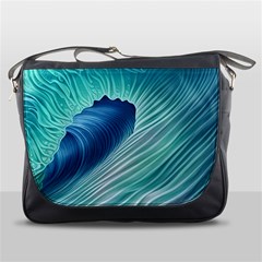 Summer Ocean Waves Messenger Bag by GardenOfOphir