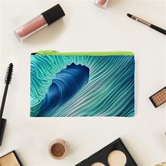 Summer Ocean Waves Cosmetic Bag (xs) by GardenOfOphir