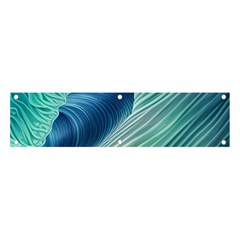 Summer Ocean Waves Banner And Sign 4  X 1  by GardenOfOphir