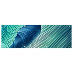 Summer Ocean Waves Banner And Sign 9  X 3  by GardenOfOphir