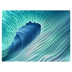 Summer Ocean Waves Premium Plush Fleece Blanket (extra Small)