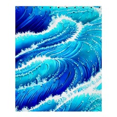 Simple Blue Ocean Wave Shower Curtain 60  X 72  (medium)  by GardenOfOphir