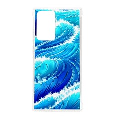 Simple Blue Ocean Wave Samsung Galaxy Note 20 Ultra Tpu Uv Case