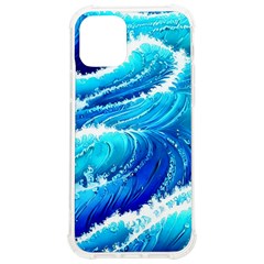 Simple Blue Ocean Wave Iphone 12/12 Pro Tpu Uv Print Case by GardenOfOphir