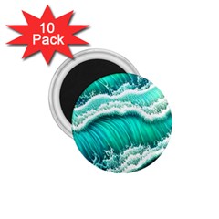 Ocean Waves Design In Pastel Colors 1 75  Magnets (10 Pack)  by GardenOfOphir