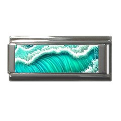 Ocean Waves Design In Pastel Colors Superlink Italian Charm (9mm)