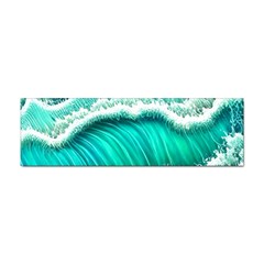 Ocean Waves Design In Pastel Colors Sticker Bumper (100 Pack) by GardenOfOphir