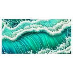 Ocean Waves Design In Pastel Colors Banner And Sign 8  X 4  by GardenOfOphir