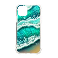 Ocean Waves Design In Pastel Colors Iphone 11 Pro 5 8 Inch Tpu Uv Print Case by GardenOfOphir