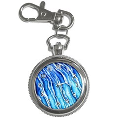 Nature Ocean Waves Key Chain Watches by GardenOfOphir