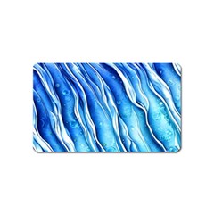 Nature Ocean Waves Magnet (name Card) by GardenOfOphir