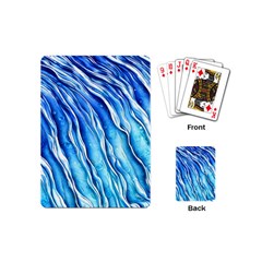 Nature Ocean Waves Playing Cards Single Design (mini) by GardenOfOphir