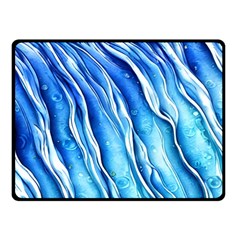 Nature Ocean Waves Fleece Blanket (small) by GardenOfOphir