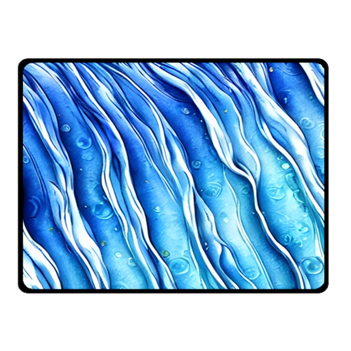 Nature Ocean Waves Fleece Blanket (Small)