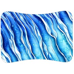 Nature Ocean Waves Velour Seat Head Rest Cushion by GardenOfOphir