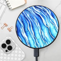 Nature Ocean Waves Wireless Fast Charger(black)