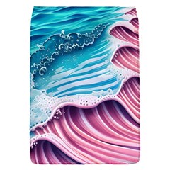 Pink Wave Crashing On The Shore Removable Flap Cover (s) by GardenOfOphir