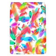 Feathers Pattern Background Colorful Plumage Removable Flap Cover (s) by Ravend