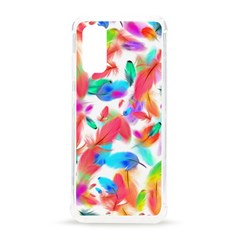 Feathers Pattern Background Colorful Plumage Samsung Galaxy S20 6 2 Inch Tpu Uv Case by Ravend