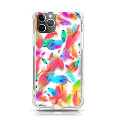 Feathers Pattern Background Colorful Plumage Iphone 11 Pro 5 8 Inch Tpu Uv Print Case