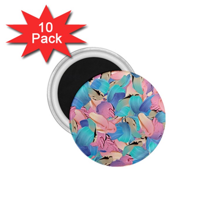 Painting Watercolor Abstract Design Artistic Ink 1.75  Magnets (10 pack) 