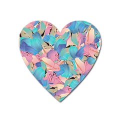 Painting Watercolor Abstract Design Artistic Ink Heart Magnet by Ravend