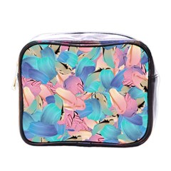 Painting Watercolor Abstract Design Artistic Ink Mini Toiletries Bag (one Side) by Ravend