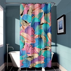 Painting Watercolor Abstract Design Artistic Ink Shower Curtain 36  X 72  (stall)  by Ravend