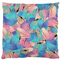 Painting Watercolor Abstract Design Artistic Ink Large Cushion Case (two Sides) by Ravend