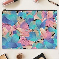 Painting Watercolor Abstract Design Artistic Ink Cosmetic Bag (xxxl) by Ravend