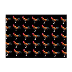 Background Pattern Chicken Fowl Cockerel Livestock Sticker A4 (10 Pack) by Ravend