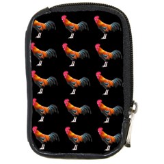 Background Pattern Chicken Fowl Cockerel Livestock Compact Camera Leather Case by Ravend