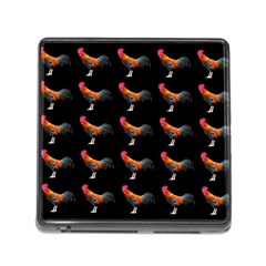 Background Pattern Chicken Fowl Cockerel Livestock Memory Card Reader (square 5 Slot) by Ravend