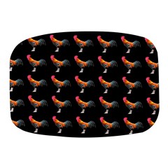 Background Pattern Chicken Fowl Cockerel Livestock Mini Square Pill Box by Ravend