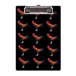 Background Pattern Chicken Fowl Cockerel Livestock A5 Acrylic Clipboard Front