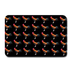 Background Pattern Chicken Fowl Cockerel Livestock Plate Mats by Ravend