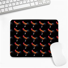 Background Pattern Chicken Fowl Cockerel Livestock Small Mousepad by Ravend