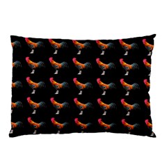 Background Pattern Chicken Fowl Cockerel Livestock Pillow Case by Ravend