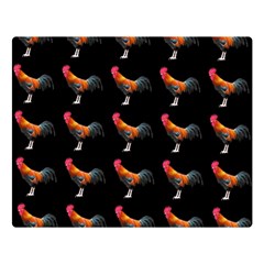 Background Pattern Chicken Fowl Cockerel Livestock Premium Plush Fleece Blanket (large) by Ravend