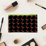 Background Pattern Chicken Fowl Cockerel Livestock Cosmetic Bag (XS) Back