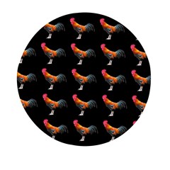 Background Pattern Chicken Fowl Cockerel Livestock Mini Round Pill Box (pack Of 5) by Ravend