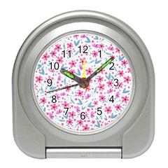 Mom Father Mommy Daddy Serenity Empathy Casal Travel Alarm Clock by Ravend