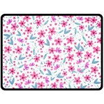 Mom Father Mommy Daddy Serenity Empathy Casal One Side Fleece Blanket (Large) 80 x60  Blanket Front