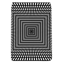 Focus Squares Optical Illusion Background Pattern Removable Flap Cover (l) by Ravend