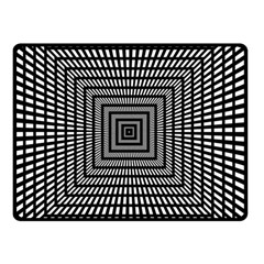 Focus Squares Optical Illusion Background Pattern Fleece Blanket (small) by Ravend