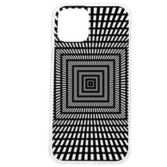 Focus Squares Optical Illusion Background Pattern Iphone 12 Pro Max Tpu Uv Print Case by Ravend