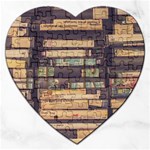 Books Antique Worn Spent Romance Antique Dealer Jigsaw Puzzle (Heart) Front