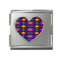 Colorfull Wallpaper Mega Link Heart Italian Charm (18mm) by artworkshop